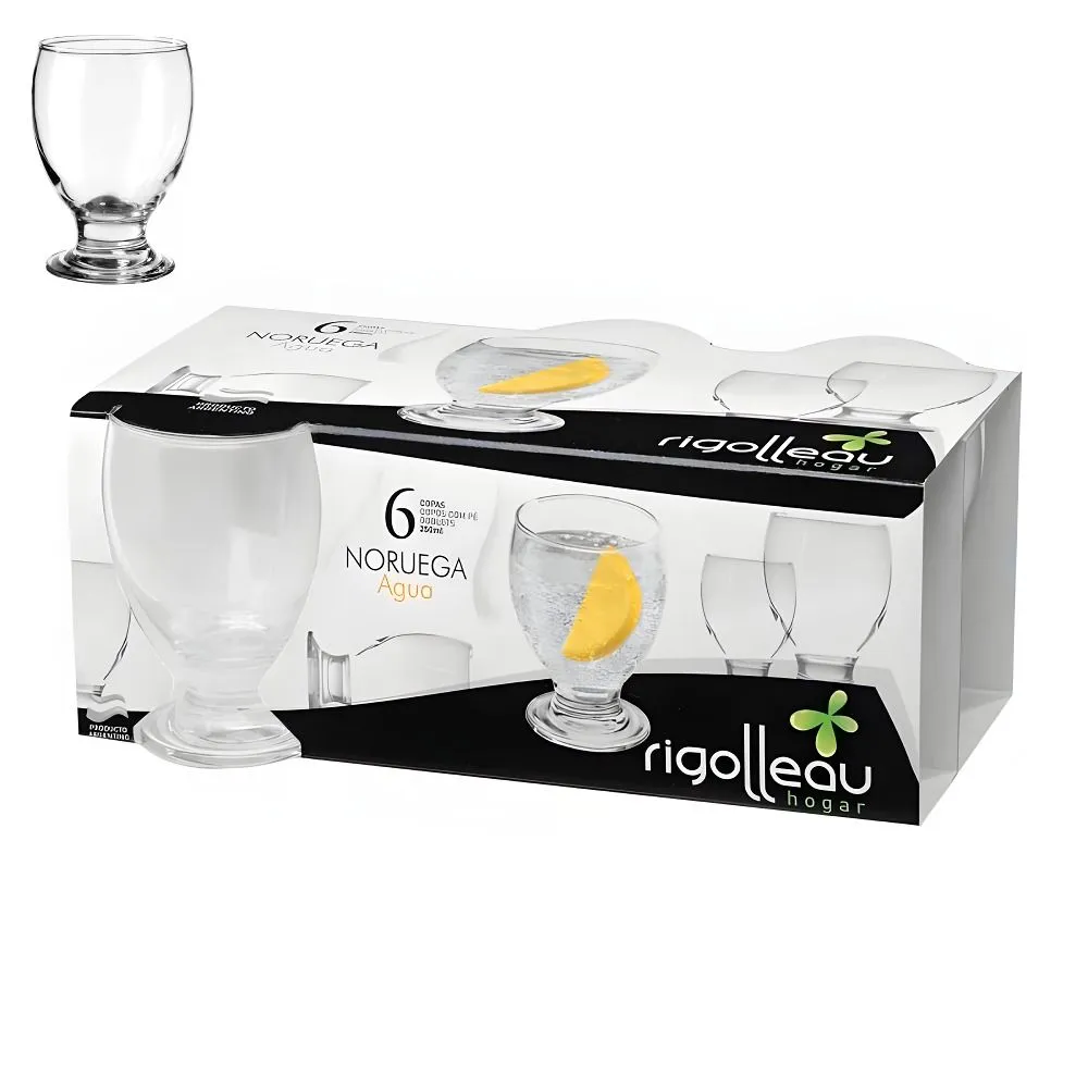Rigolleau Copa Noruega Agua Pack x6