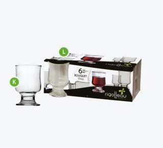 Rigolleau Copa Bouquet Agua Pack x6 CX6
