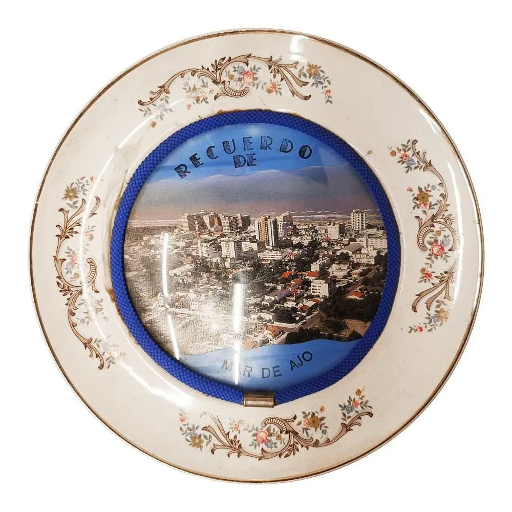 Plato Adorno Mar de Ajo 23cm