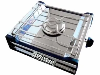 Brogas Anafe Acero Inox 1 Hor. Gas Envasa