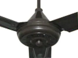 Ventilador Techo 117.5cm Negro 5 Plalas