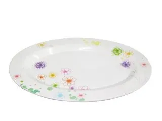 Melamina Deco Plato Ovalado 30cm