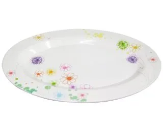 Melamina Deco Plato Ovalado 35cm