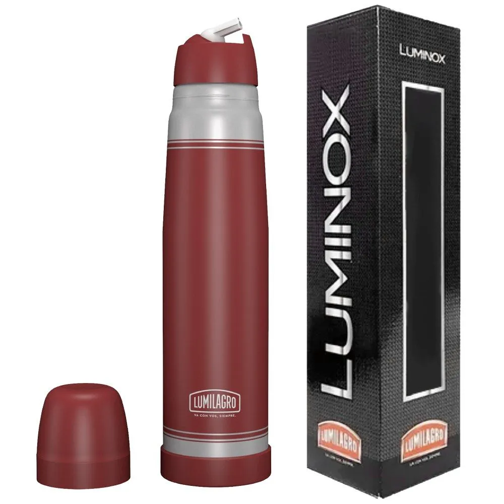 Lumilagro Termo Luminox Color Bordo c/C