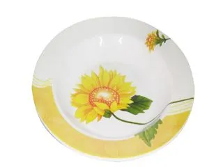 Melamina Girasol Plato Hondo 22cm