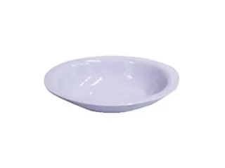 Melamina Blanca Fuente Oval Prof. 23cm