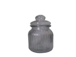 TK Tarro Vidrio c/Tapa Pompon 650cc.