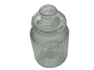 TK Tarro Vidrio c/Tapa Pompon 950cc.