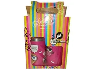 PP Set 2 Latas Ploteadas c/Mate en Caja