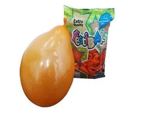 Festiball Globo Perlado 10"x50u.Naranja