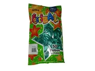 Festiball Globo Perlado 10"x50u.Verde