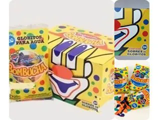 Bombucha Globitos Bolsax100u.Exibid.