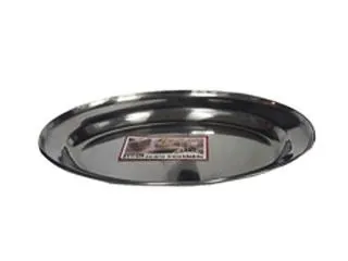 TK Bandeja Oval Ac. Inox. 25x18cm