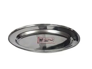 TK Bandeja Oval Ac. Inox. 35x22cm