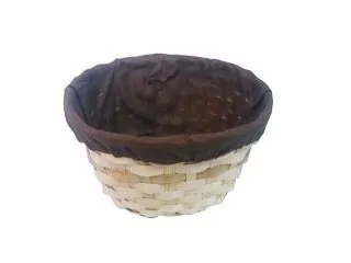 TK Cesta Oval c/Tela Bamboo 23x18