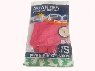 Limpy Guante Latex 4 Colores (S)