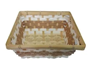 TK Bambu Cesta Rect. c/Guarda 23x18