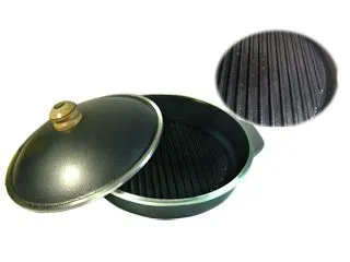 Eterna Teflon Bifera Redonda c/Tapa
