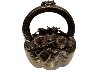 Ceramica Cobre Canasta c/Manija 16cm