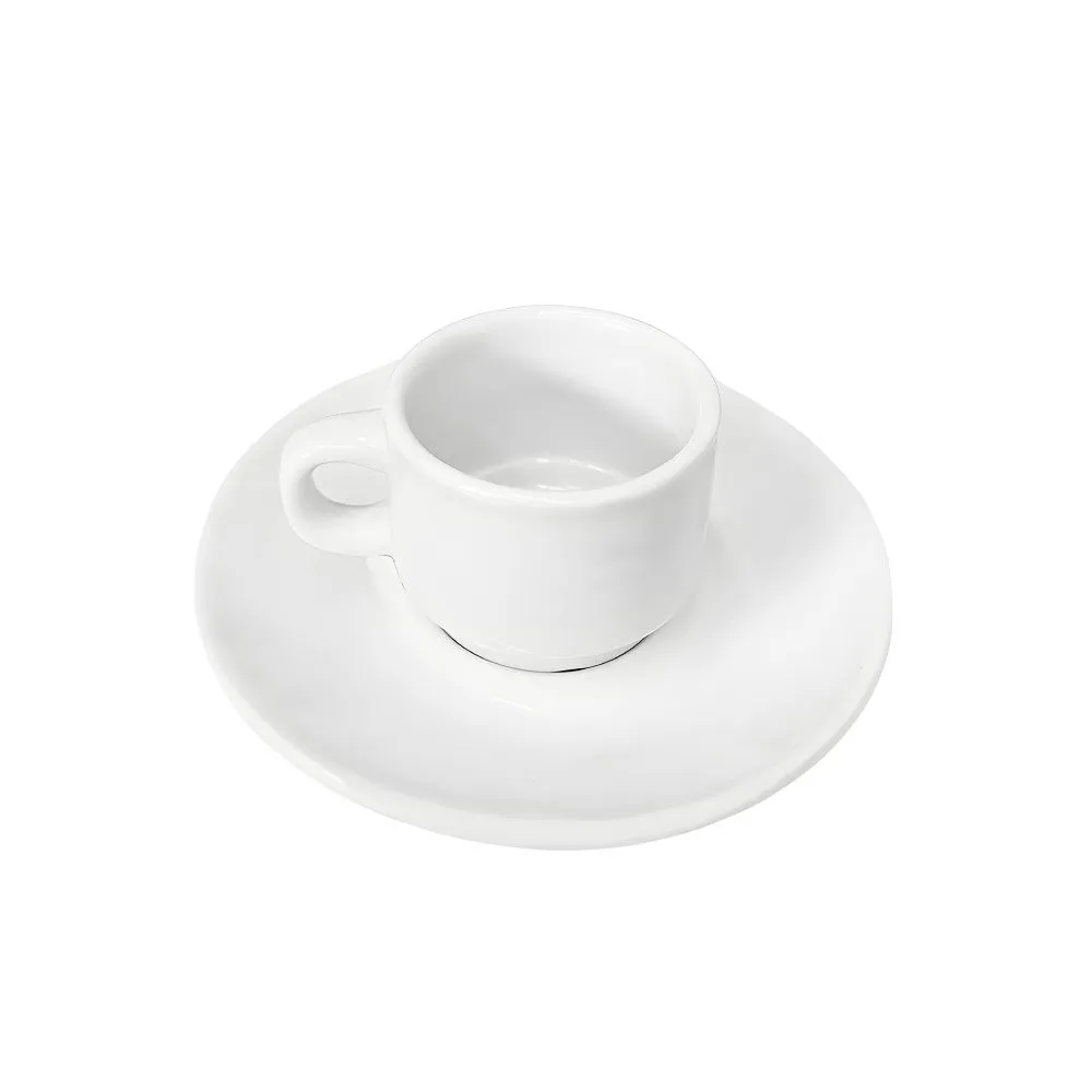 Taza Cafe c/Plato Porcelana