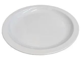 Melamina Gastron. Blanco Plato Playo 25cm