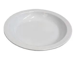 Melamina Gastron. Blanco Plato Hondo 23cm