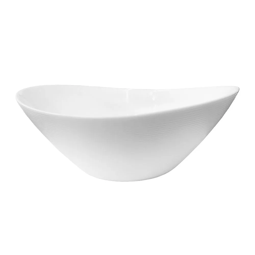Opalina Blanca Oval Ensaladera 25,4cm