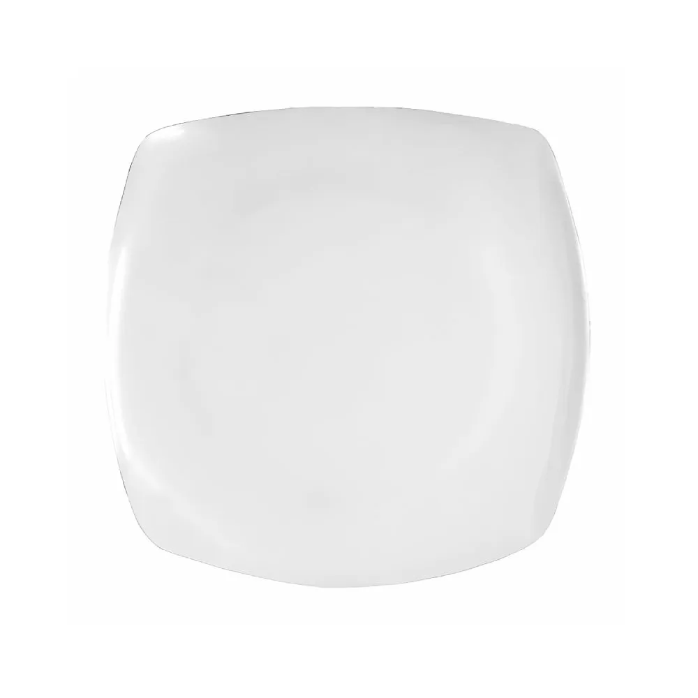 Opalina Blanca Cuad. Plato Postre 20cm