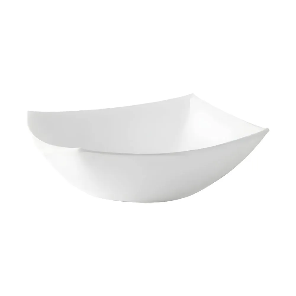 Opalina Blanca Cuad. Plato Hondo 20cm