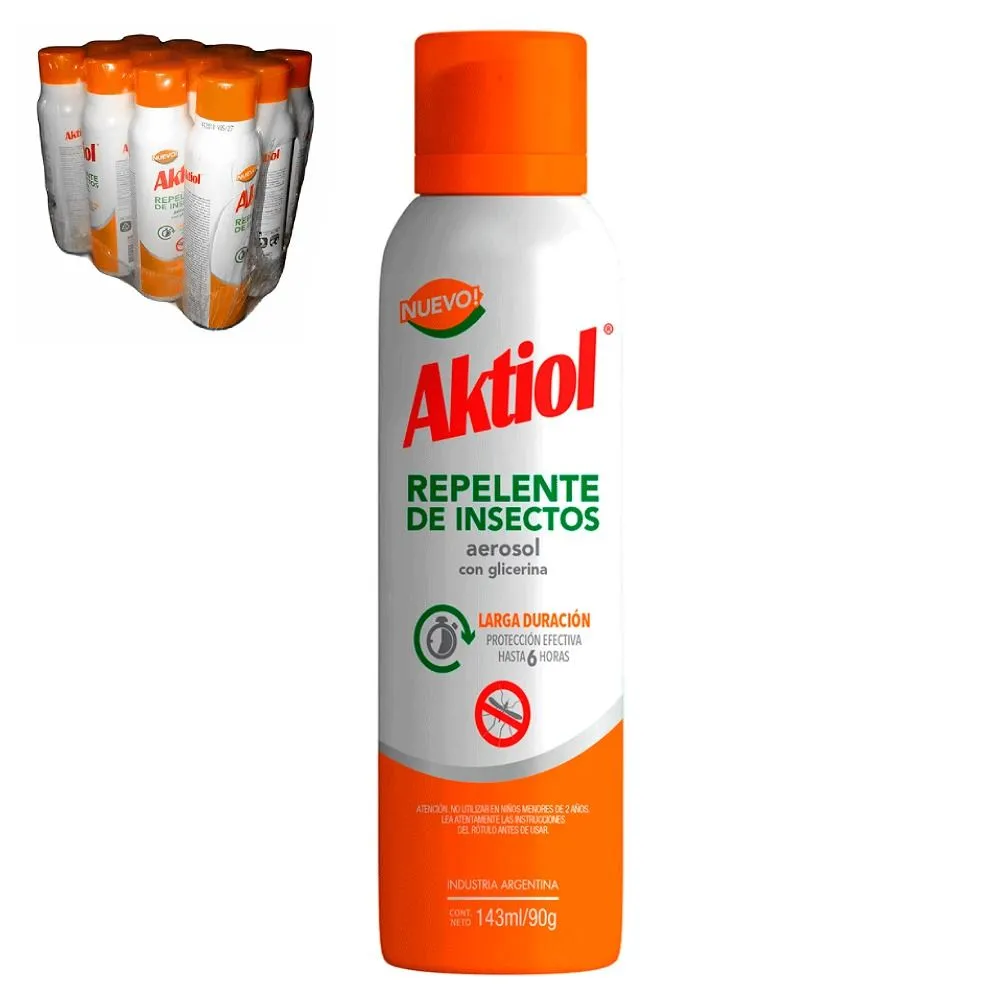 Aktiol Repelente Aero. 143ml. Naranja