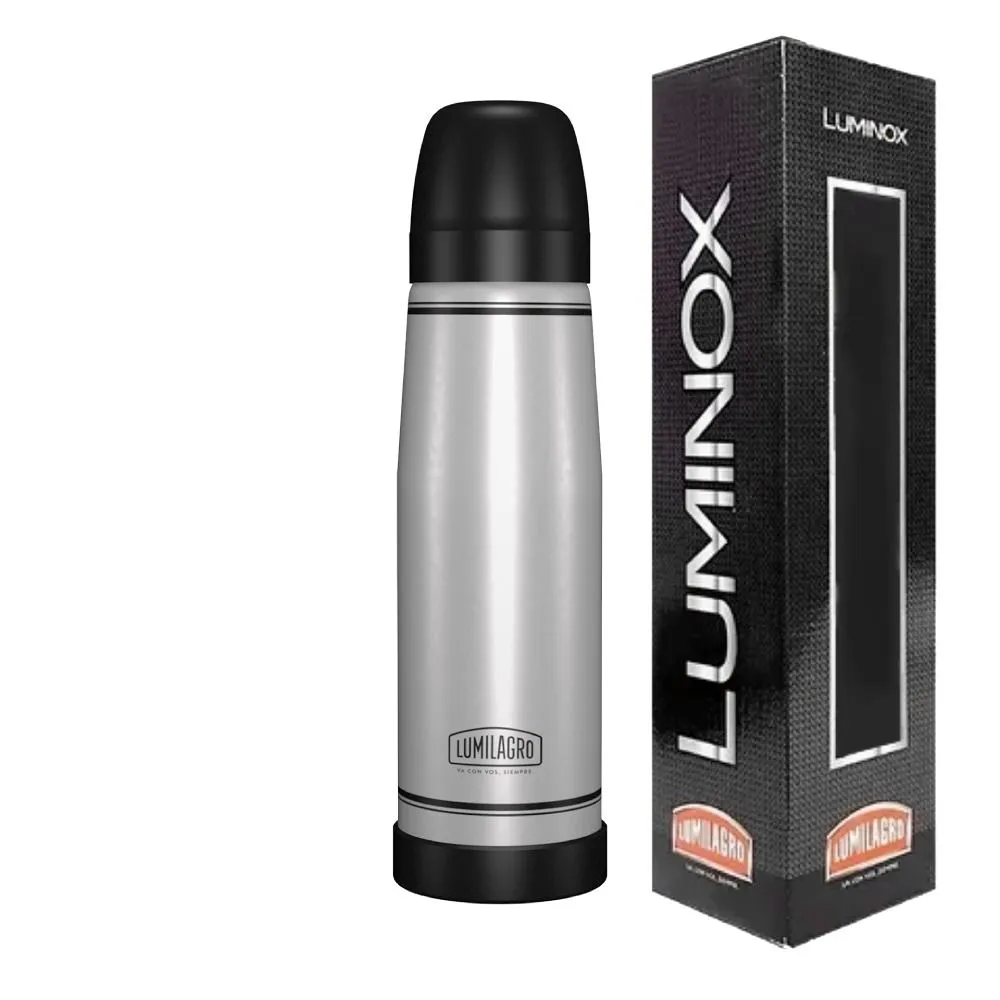 Lumilagro Termo Luminox 750ml. Acero