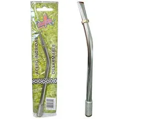 Malon Bombilla Acero Inox. Larga