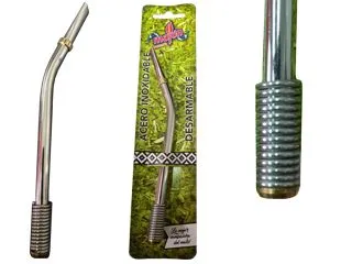 Malon Bombilla Acero Inox. Corta