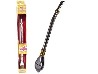 Malon Bombilla Acero Larga 20cm