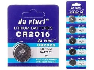 Bateria CR2016 Pack x5