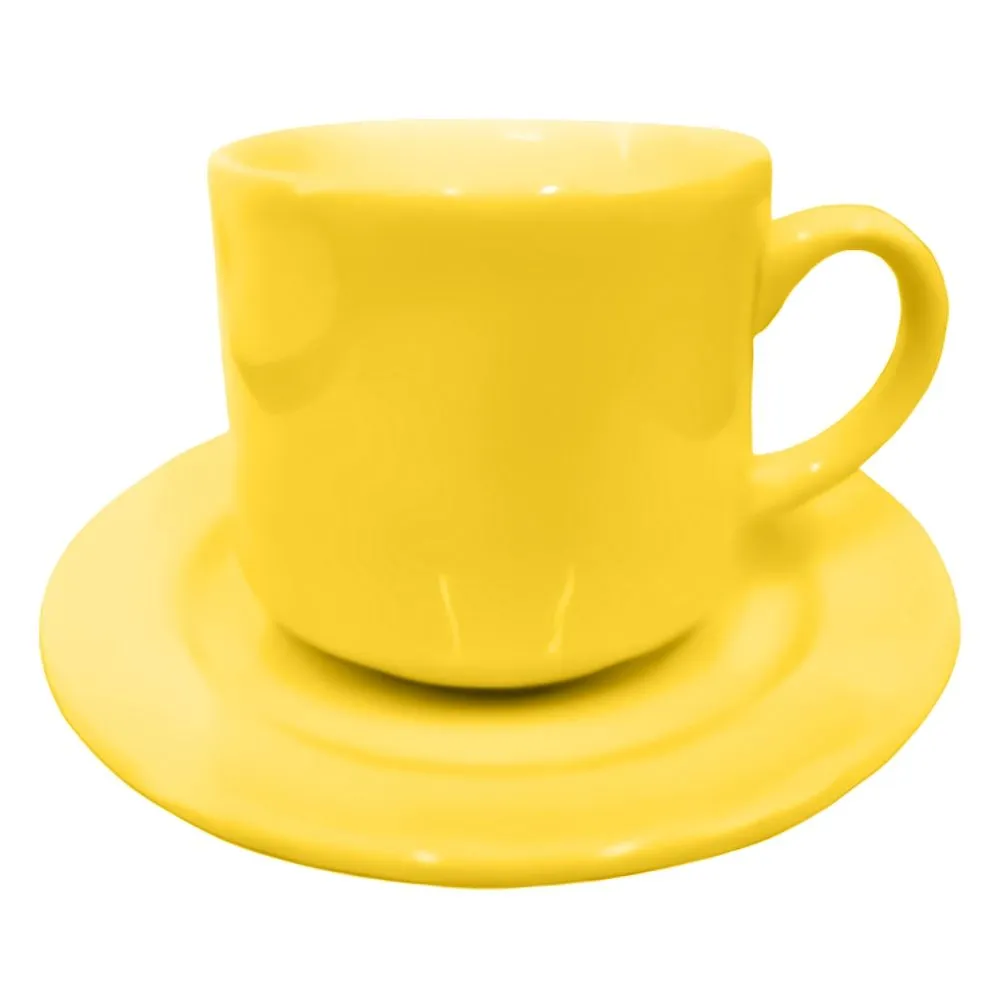 Biona Amarillo Taza Te c/Plato