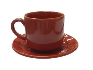 Biona Rojo Taza Te c/Plato200ml