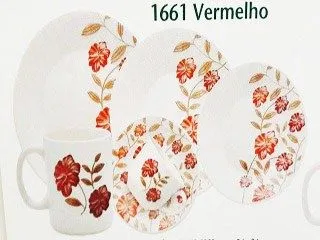 Oxford Vermelho Plato Hondo 22cm